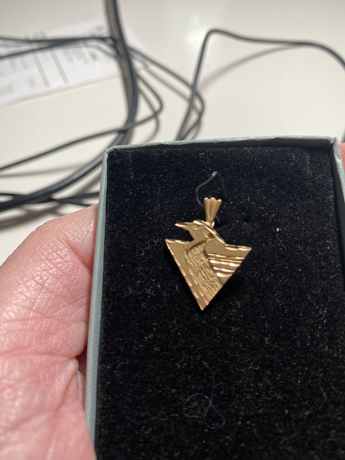 Pittsburgh Penguins 14K Gold Charm Nice!