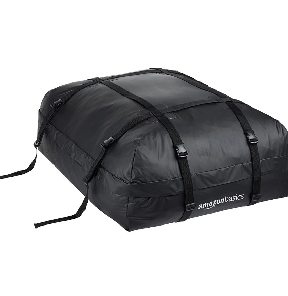 Amazon Basics ZH1705156 Rooftop Cargo Carrier Bag, Black, 15 cu. ft.