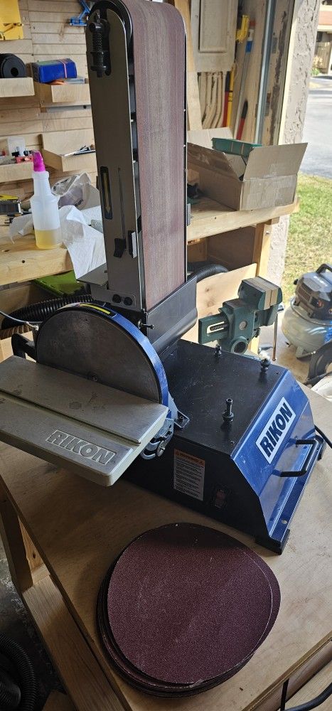 Rikon Belt And Disc Sander 6" X 48"