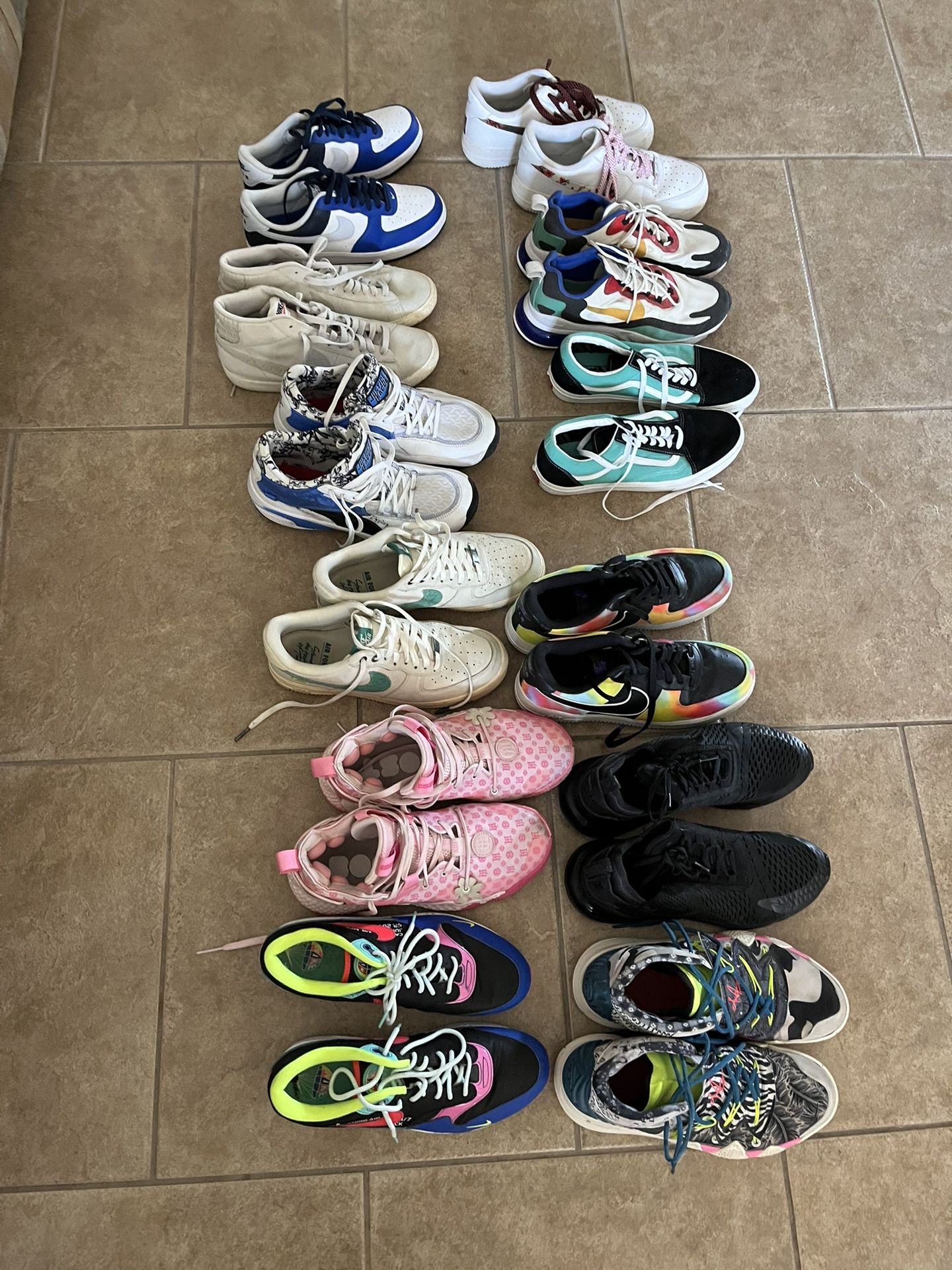 Mens Size 10 10.5 Shoe Lot Nike display picture 1