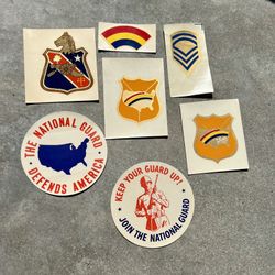 Old Military Water Transfer Decals