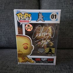 Gabriel Iglesias Fluffy Funko Pop Gold Diamond Limited 431/1000 Signed