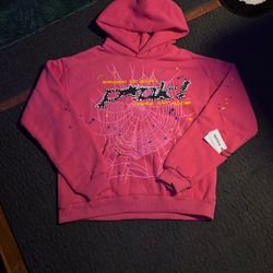 Pink P*nk Sp5der Hoodie Size M