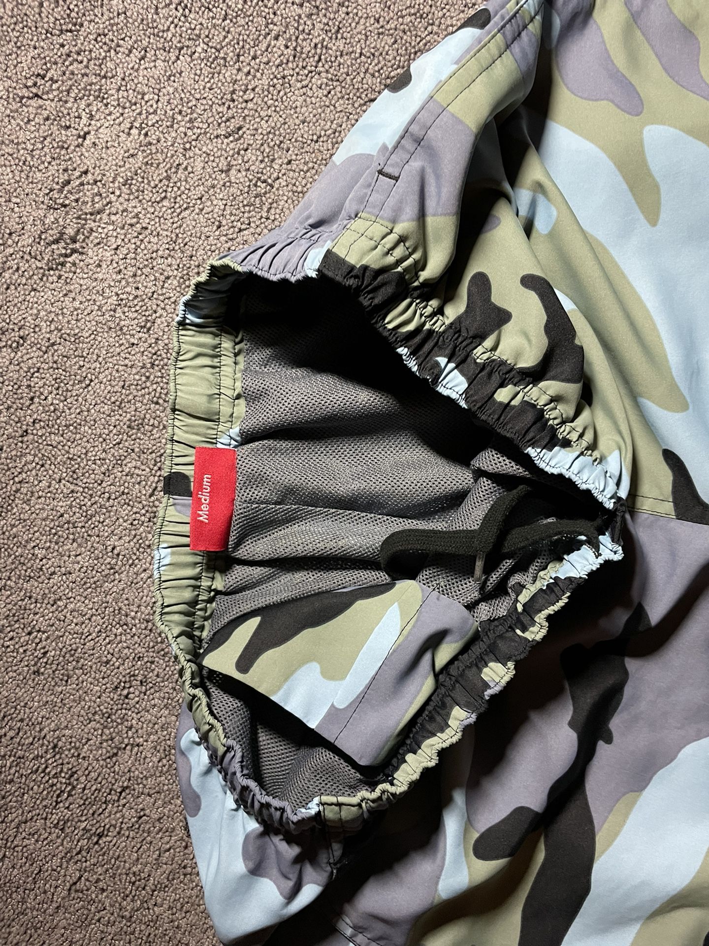 Supreme camo top warm up pants
