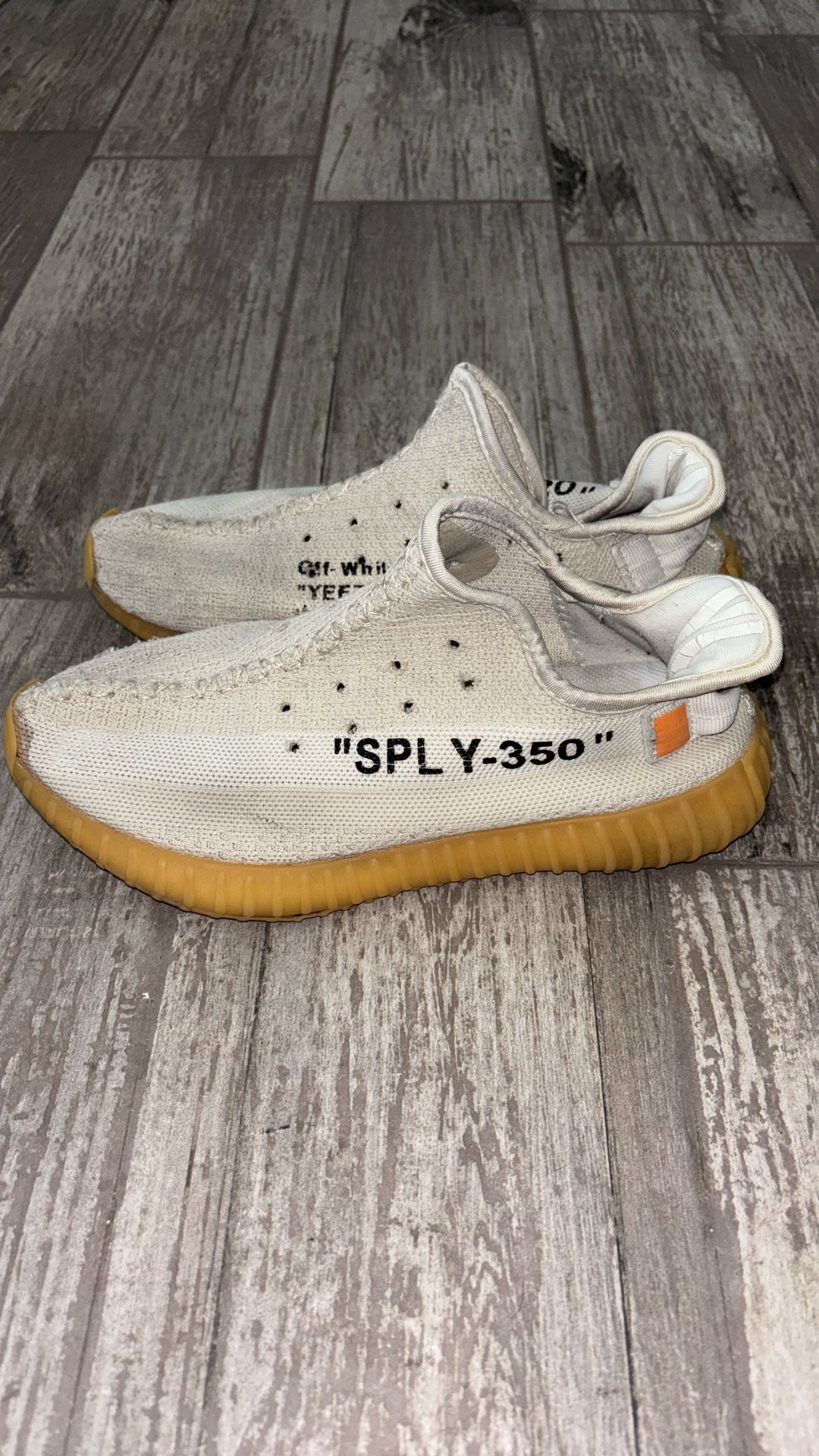 YEEZYS ADIDAS SPLY-350 Off White Size 7 Mens