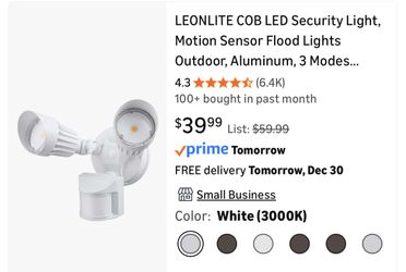 Leonlite Motion Flood Lights