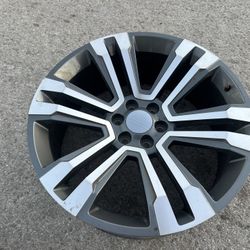 Only 2 Wheels available 24” GMC Denali Wheel 24 Replica Rim 6 Lug Factory original Replicas Reps Silverado Tahoe Yukon Sierra 24x10 Rin Tire