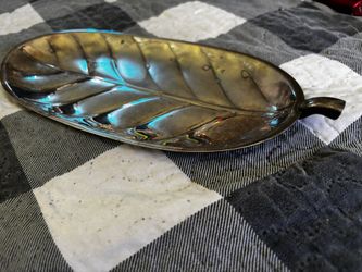 Banana leaf Silver Tray 