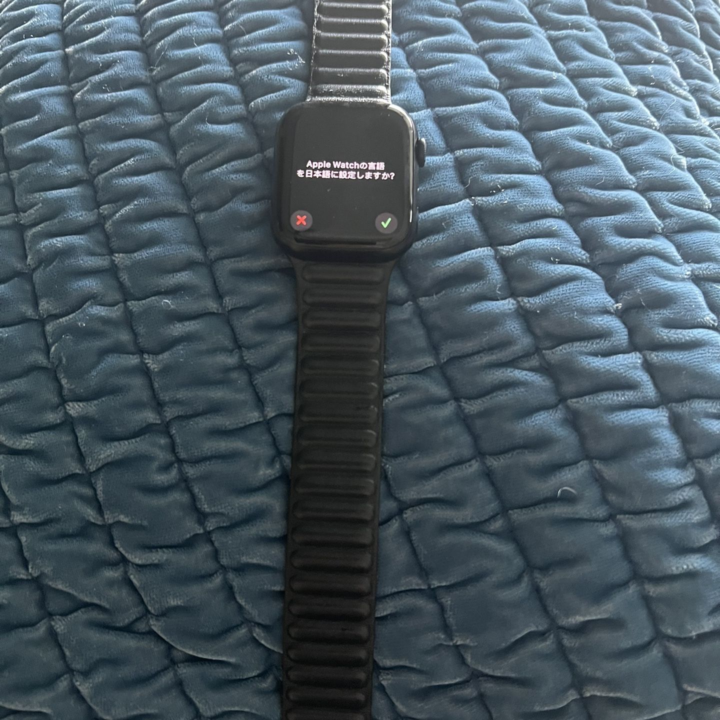 Apple Watch Series 7, 45 MM, Aluminum/Ceramic Case w/ Charger 