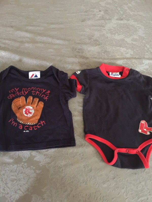 Red Sox tshirt & onesie 6-9 months