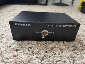 SOLUPEAK P2 2-Way Amp/Speaker Switch Selector Box.