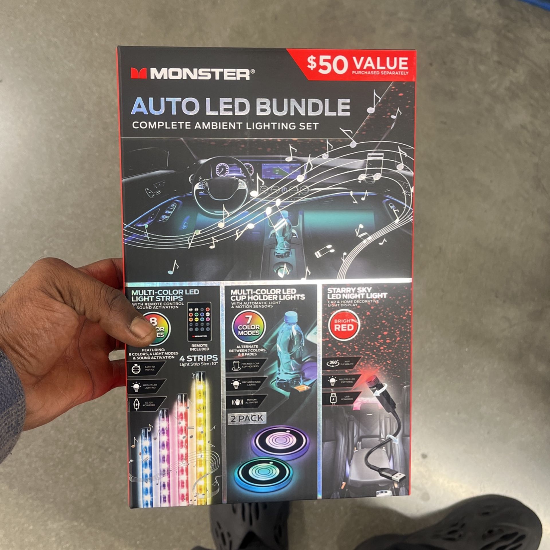 3 In 1 !!! Monster Auto LED Bundle (MEGA DEAL!!!!)