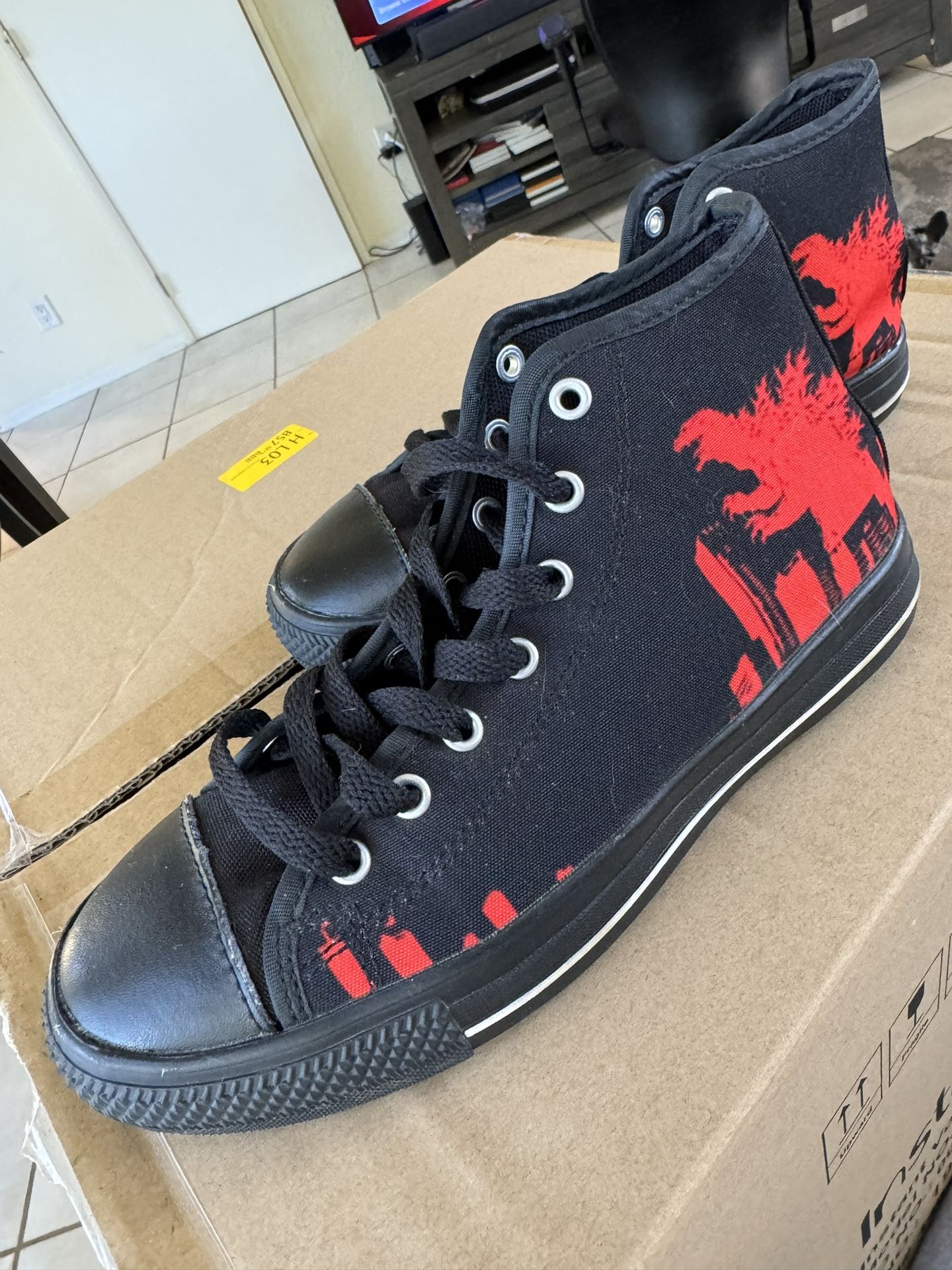 Custom Godzilla Shoes