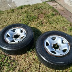 Pair Of 2 Tacoma Wheels