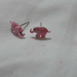 925 STARLING SILVER """ ELEPHANT EARRING ""