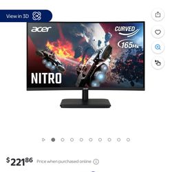 Acer 27 inch Curved FHD Monitor 