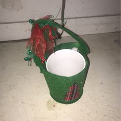 Holiday Basket Coffe Cup And Pen