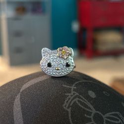 Sterling Silver, Hello Kitty Ring