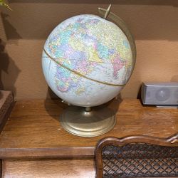Vintage Globe The George F. Cram Company 