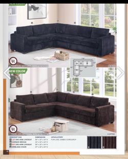 Jumbo corduroy couch new in box / reversible