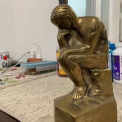 Brass  Antique   Men Think 