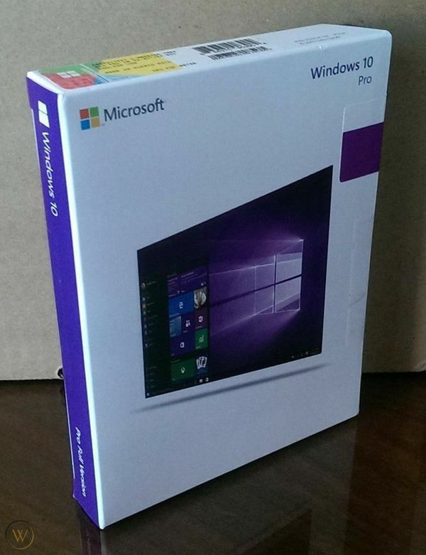 Microsoft Windows 10 with a vaild license key