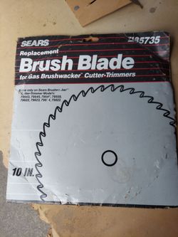 Sears 10 inch brush blade