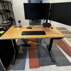 Uplift Jarvis Bamboo Standing Desk 