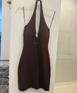 Brown/gold Windsor dress