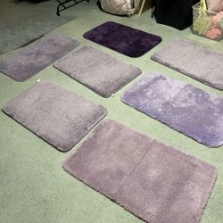 Bath Carpets…lavender..$6 Each