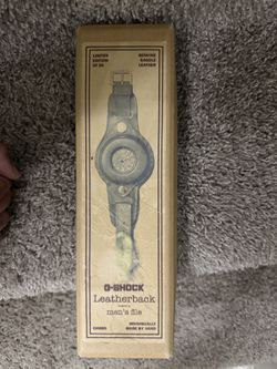 Rare leather g shock only 50 made