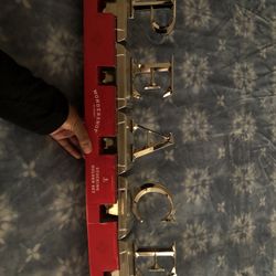 PEACE Stocking Holder Set