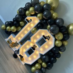 Marquee Letters And Numbers