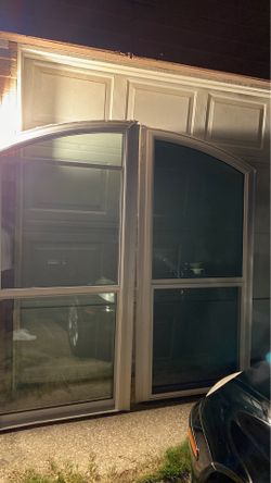 Vinyl windows for sale $25 for The Pair Has Low-E Energy Efficient Double Pain Glass.