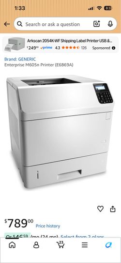 M605n Printer (E6B69A) Brand new in a box ( sale )