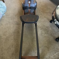 Like New Wood Frame Real Water Rowing Machine