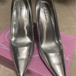 Silver heels