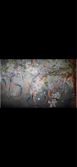 Beautiful colors   acrylic on canvas signed local artist 🧑‍🎨  31 by 40