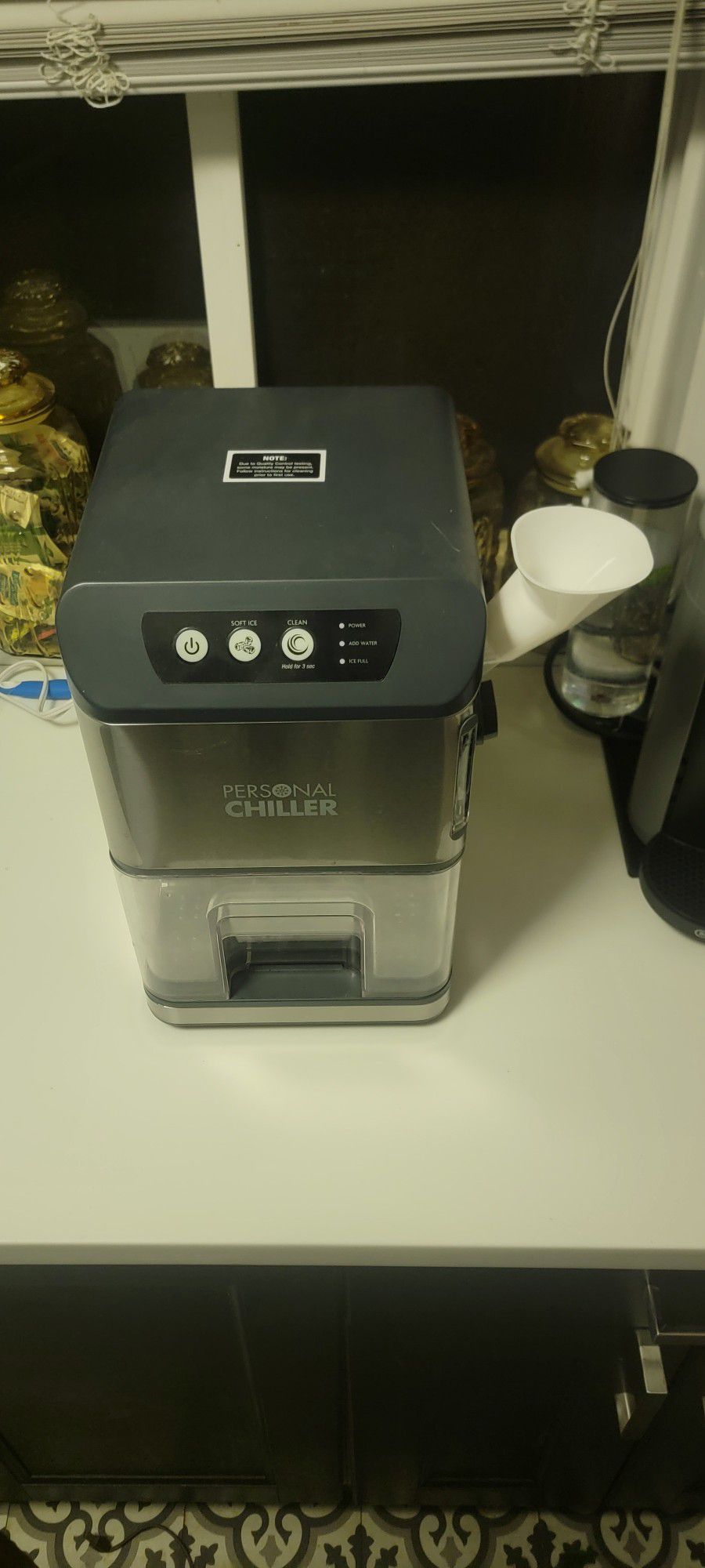 Personal Chiller Portable Countertop Ice Maker K4024SS