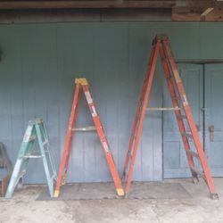 Werner 4ft 7ft And 8ft Step Ladderbundle 