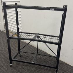 Origami 3-Tier Metal Folding Shelf-Rack