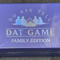 ✨ DAT GAME, Family Edition, Do/Ask/Tell Card Game (sealed new)
