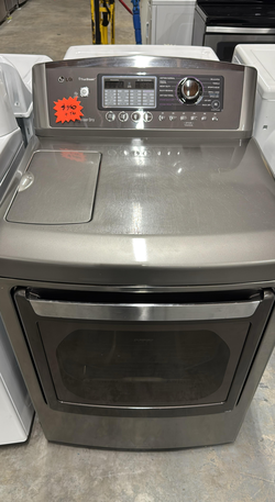 LG Front Load Steam Dryer – Graphite Steel, Sensor Dry