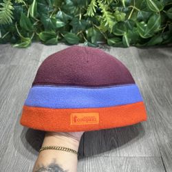 Cotopaxi Beanie Teca Fleece Unizex Adult OS Striped Red Orange Blue