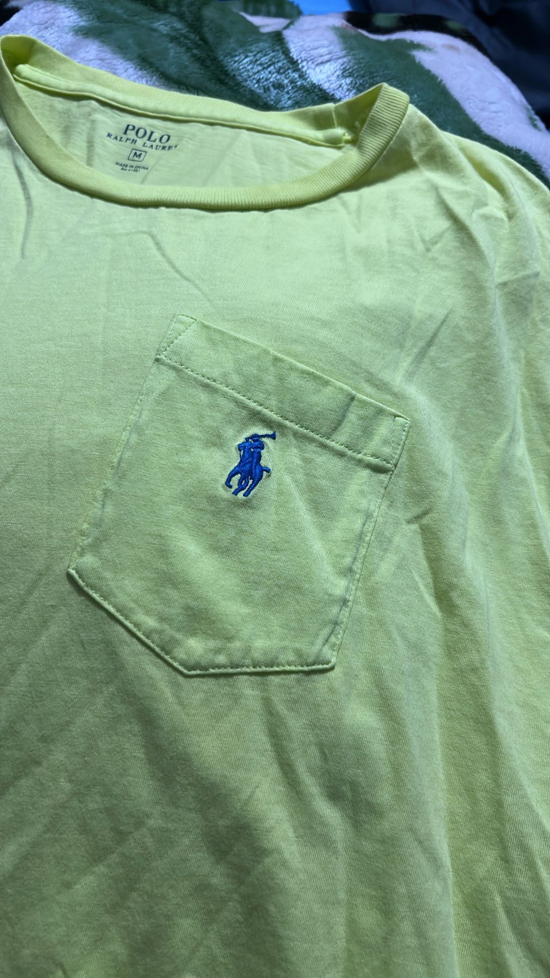 Polo Ralph Lauren Men’s Size Medium Jersey With Pocket