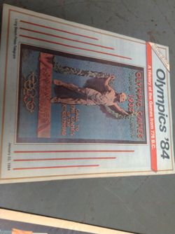 Collectible 1984 Olympics Perodical