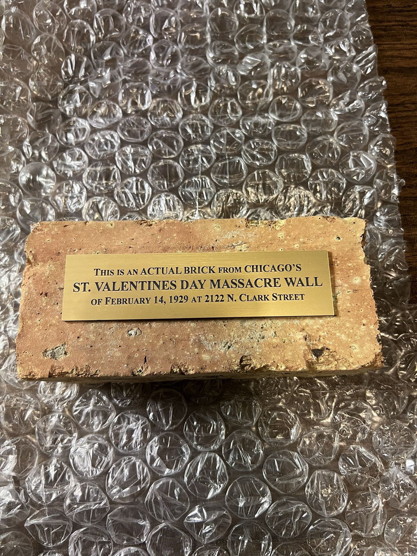 St Valentines Day Massacre Brick