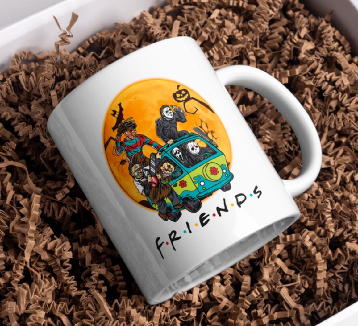 FRIENDS Horror Themed 15 Oz Coffee Mug Friends
