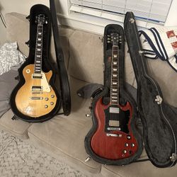 Gibson Les Paul Classic and SG Standard