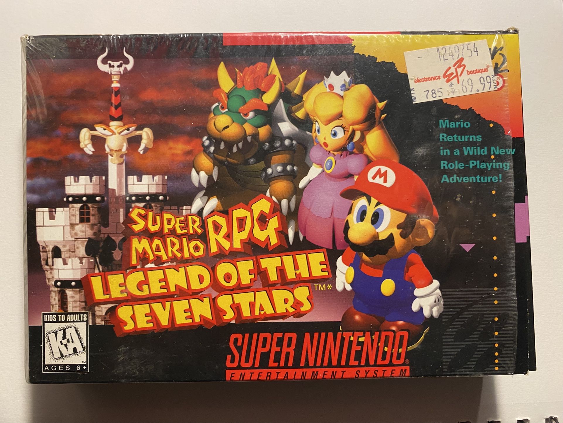Super Mario RPG Legend of the Seven Stars (Super Nintendo | SNES)